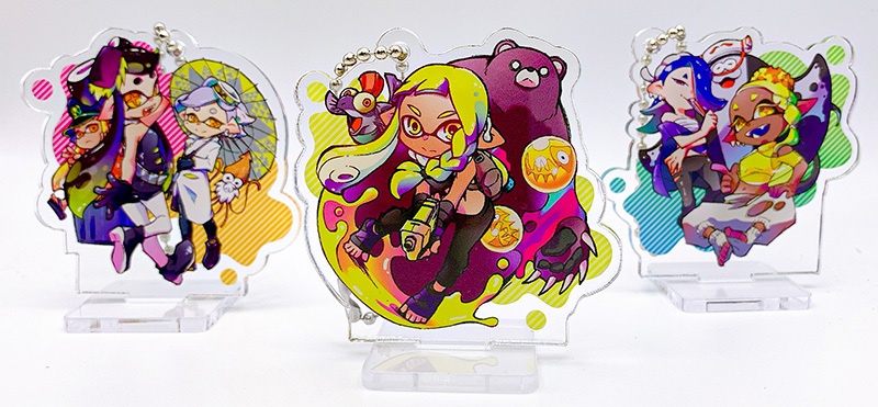 スプラトゥーン3アクリルキーホルダー+スタンド