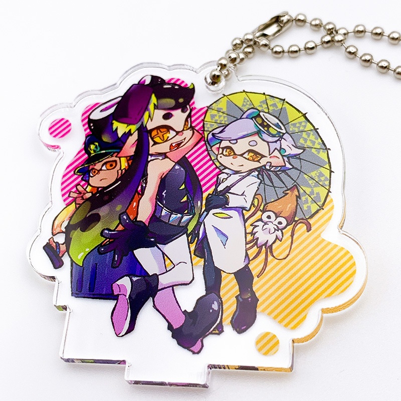 スプラトゥーン3アクリルキーホルダー+スタンド