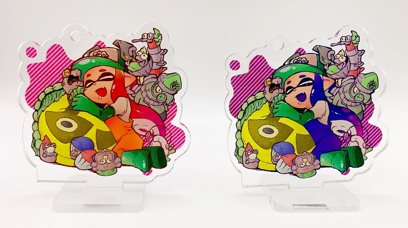 スプラトゥーン3アクリルキーホルダー+スタンド