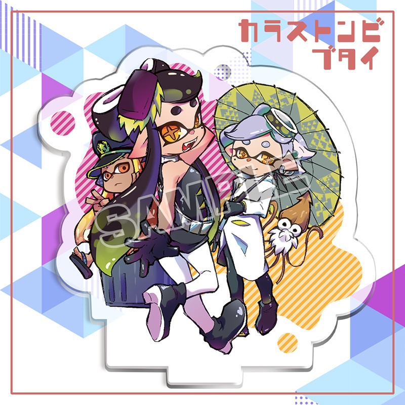 スプラトゥーン3アクリルキーホルダー+スタンド