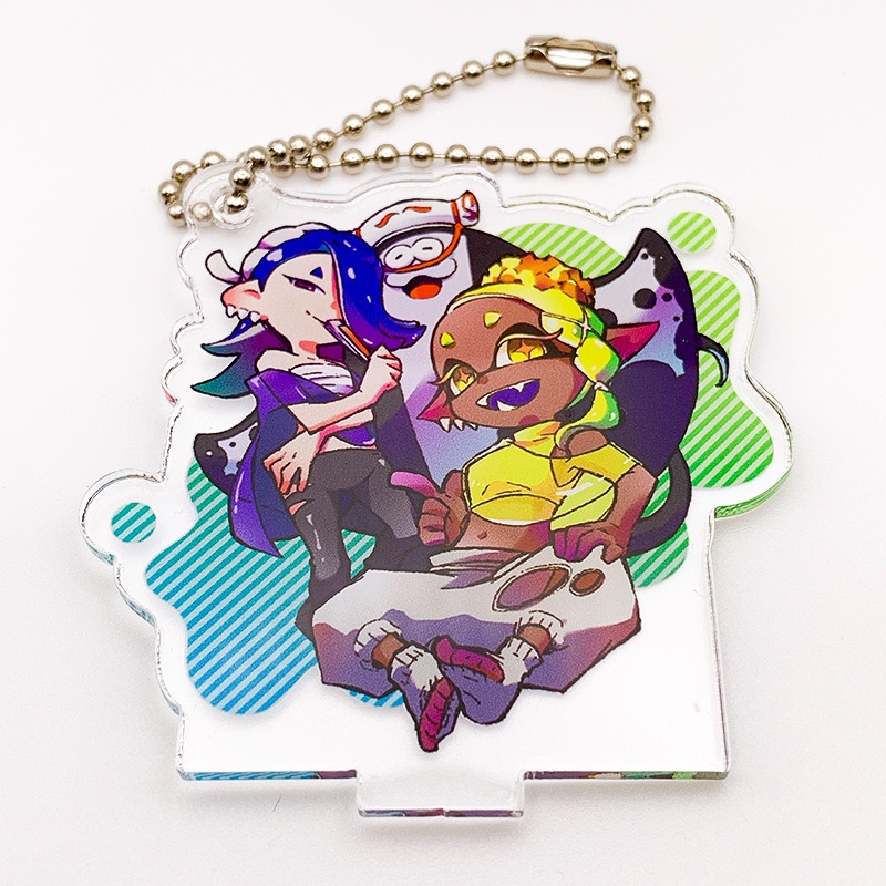 スプラトゥーン3アクリルキーホルダー+スタンド - グルグル