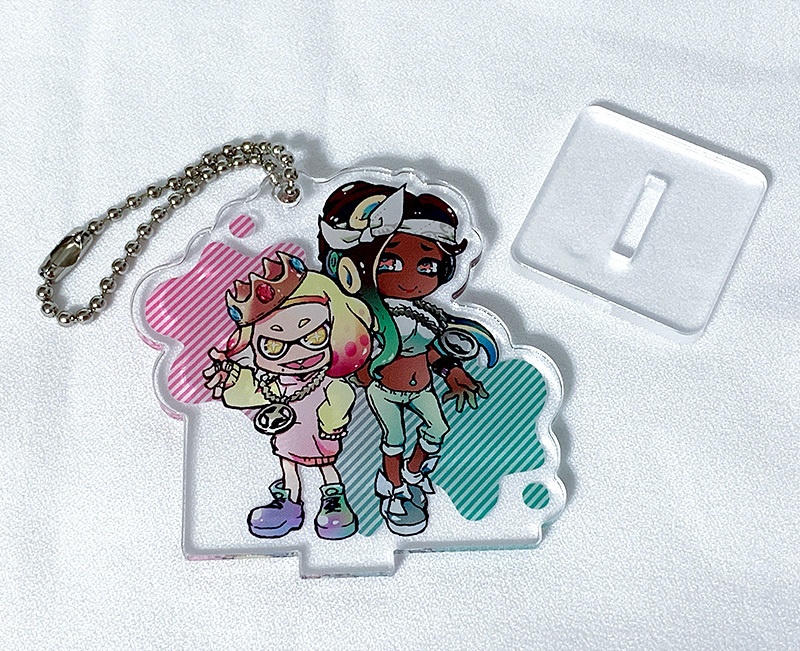 スプラトゥーン3アクリルキーホルダー+スタンド