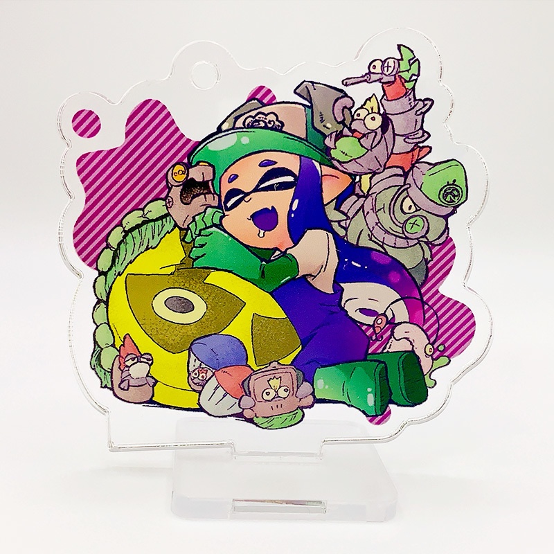 スプラトゥーン3アクリルキーホルダー+スタンド