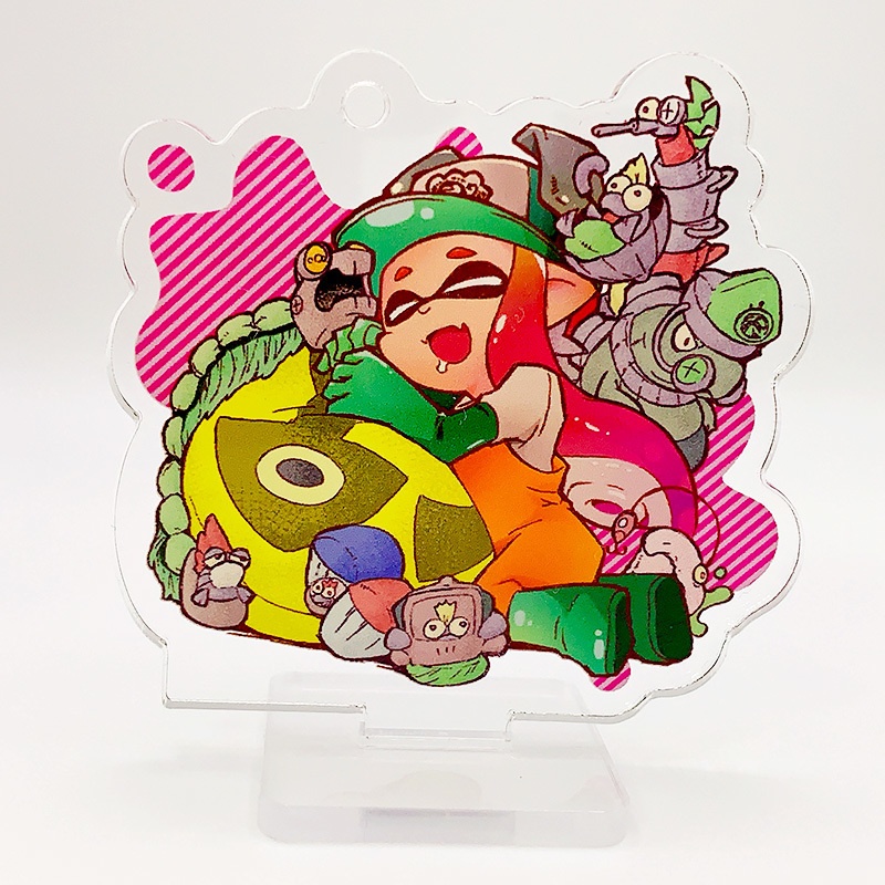 スプラトゥーン3アクリルキーホルダー+スタンド