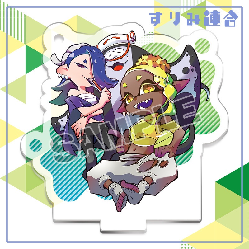 スプラトゥーン3アクリルキーホルダー+スタンド