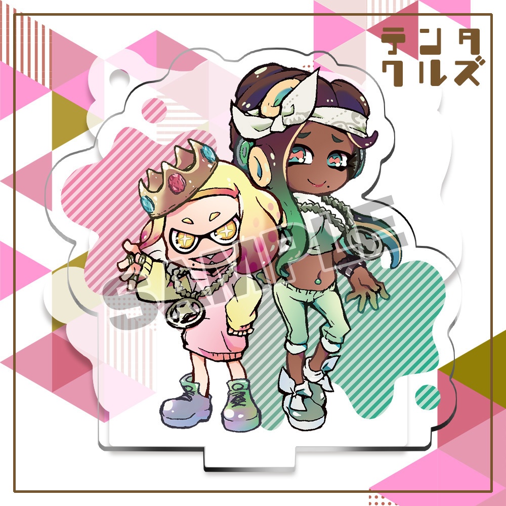 スプラトゥーン3アクリルキーホルダー+スタンド