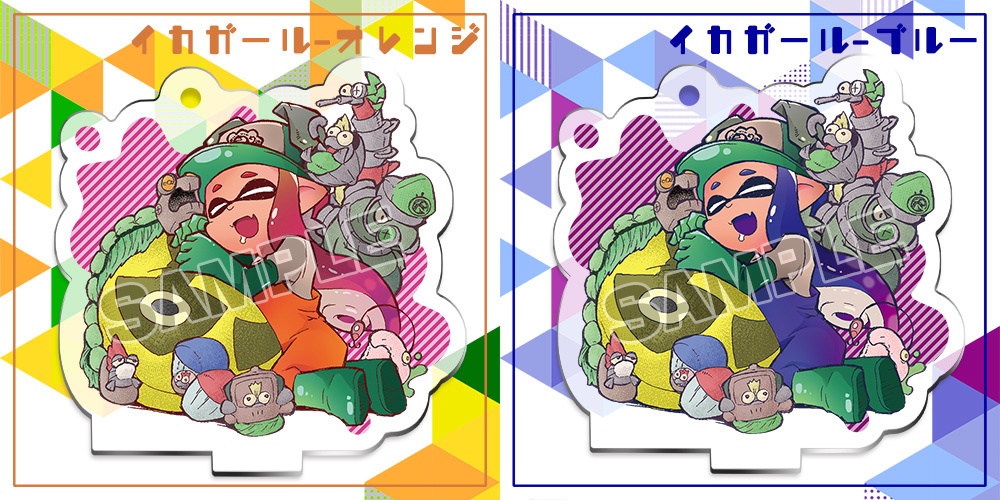 スプラトゥーン3アクリルキーホルダー+スタンド
