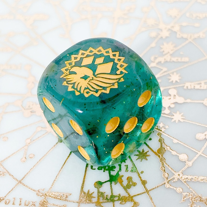 非公式・原神イメージダイスキーホルダー(アルハイゼン)