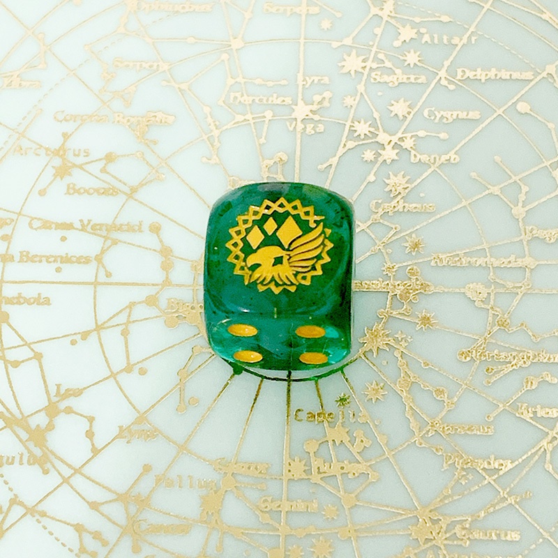 非公式・原神イメージダイスキーホルダー(アルハイゼン)