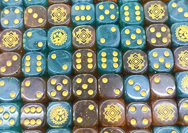 非公式・原神イメージダイスキーホルダー(アルハイゼン)