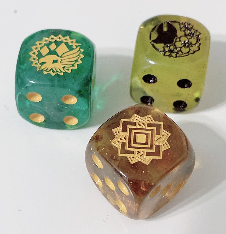 非公式・原神イメージダイスキーホルダー(アルハイゼン)