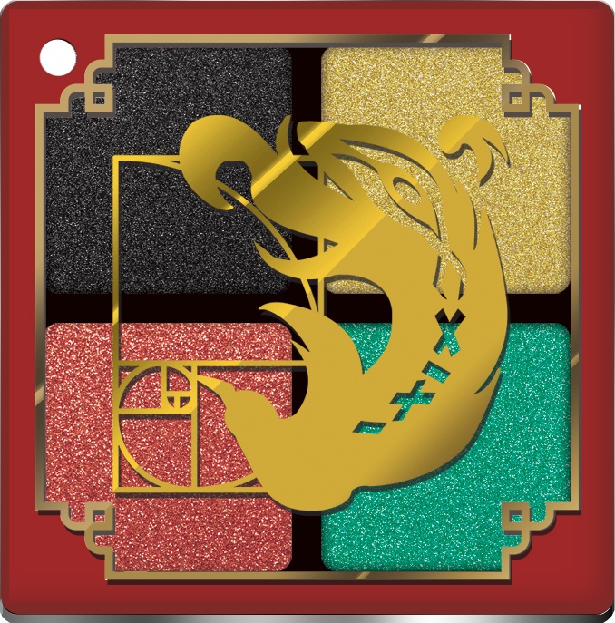 非公式・原神コスメパレット風アクリルキーホルダー