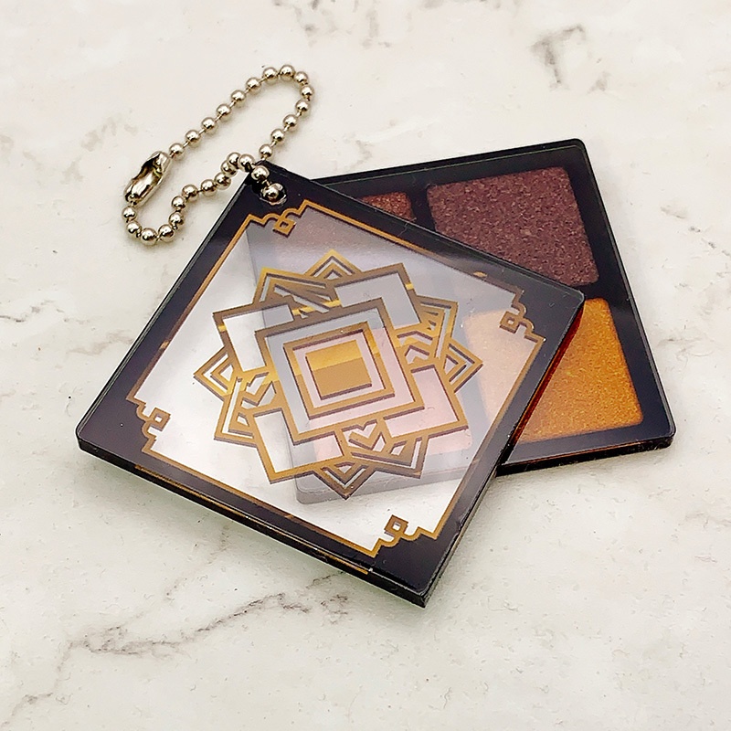 非公式・原神コスメパレット風アクリルキーホルダー