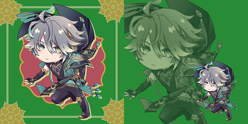 非公式・原神ミニクッションカバー