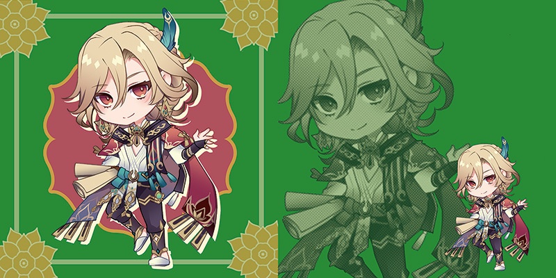 非公式・原神ミニクッションカバー