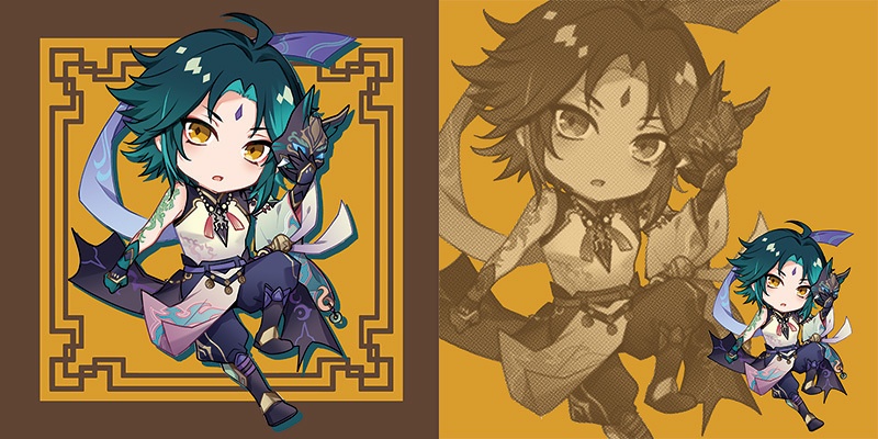 非公式・原神ミニクッションカバー