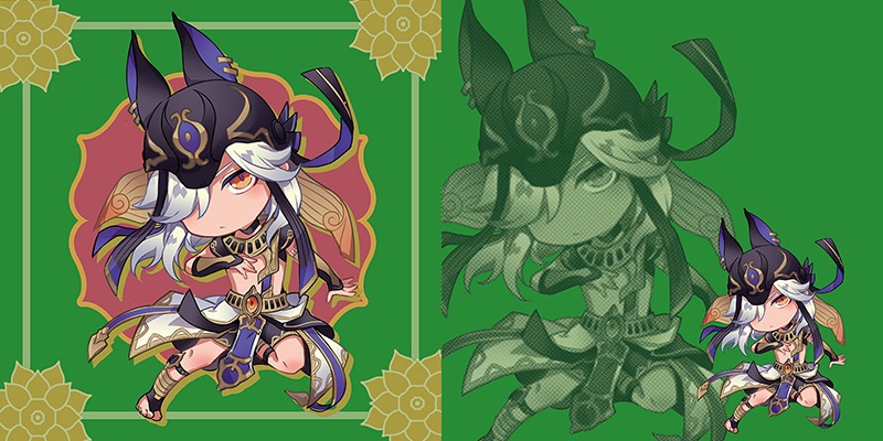 非公式・原神ミニクッションカバー