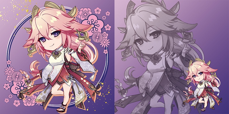 非公式・原神ミニクッションカバー