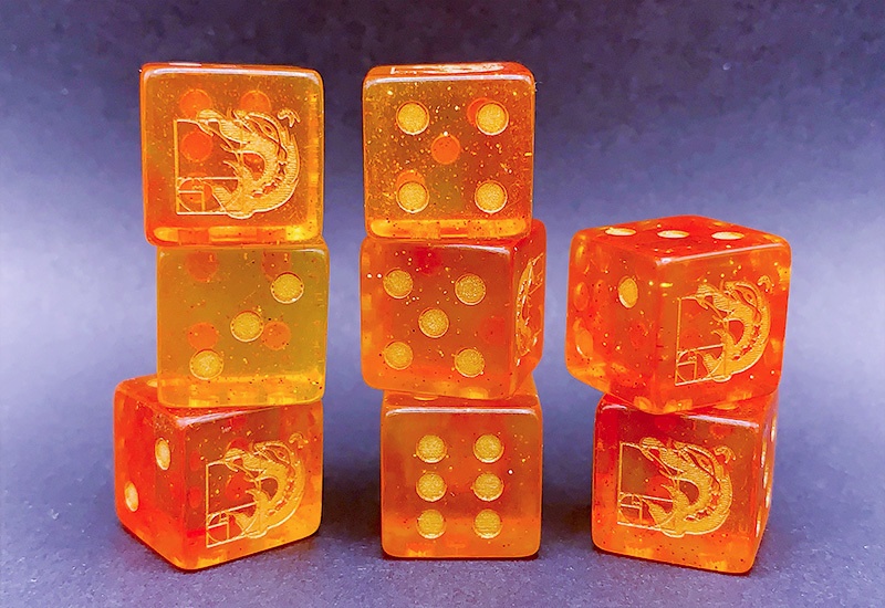 非公式・原神イメージダイスキーホルダー(カーヴェ)