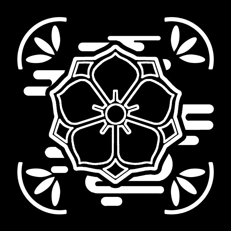 非公式・原神イメージダイスキーホルダー(雷電将軍)