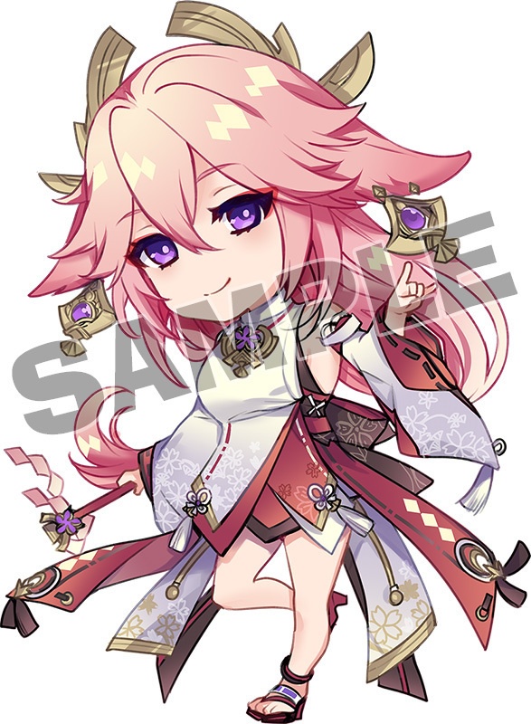 非公式・原神ステッカー1.2