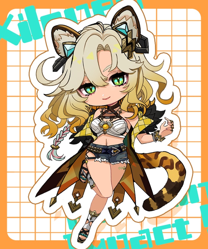 非公式・原神ステッカー3.1