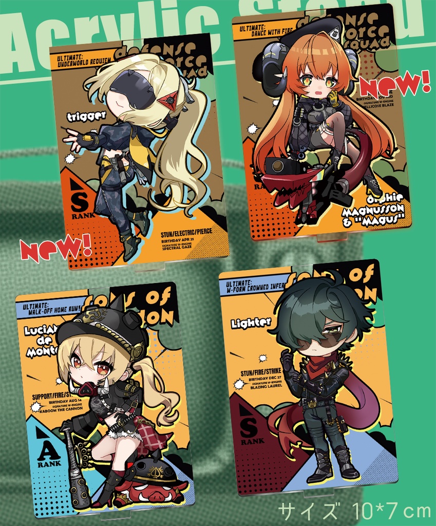 非公式・ゼンレスゾーンゼロアクリルスタンド5