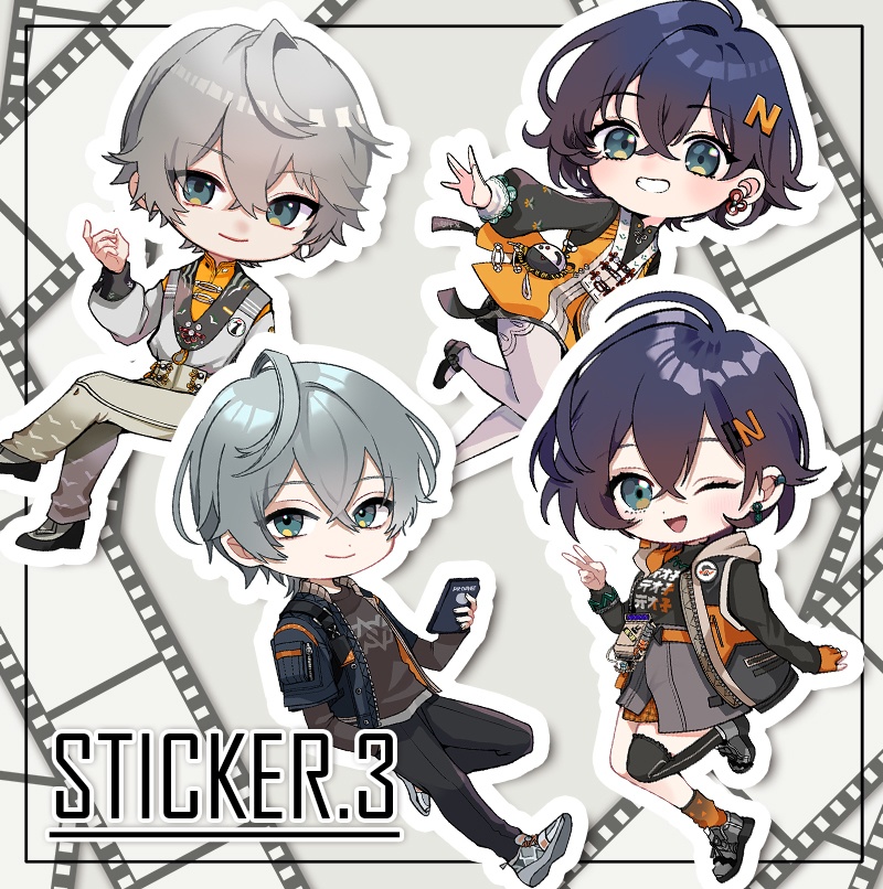 非公式・ゼンレスゾーンゼロステッカー3