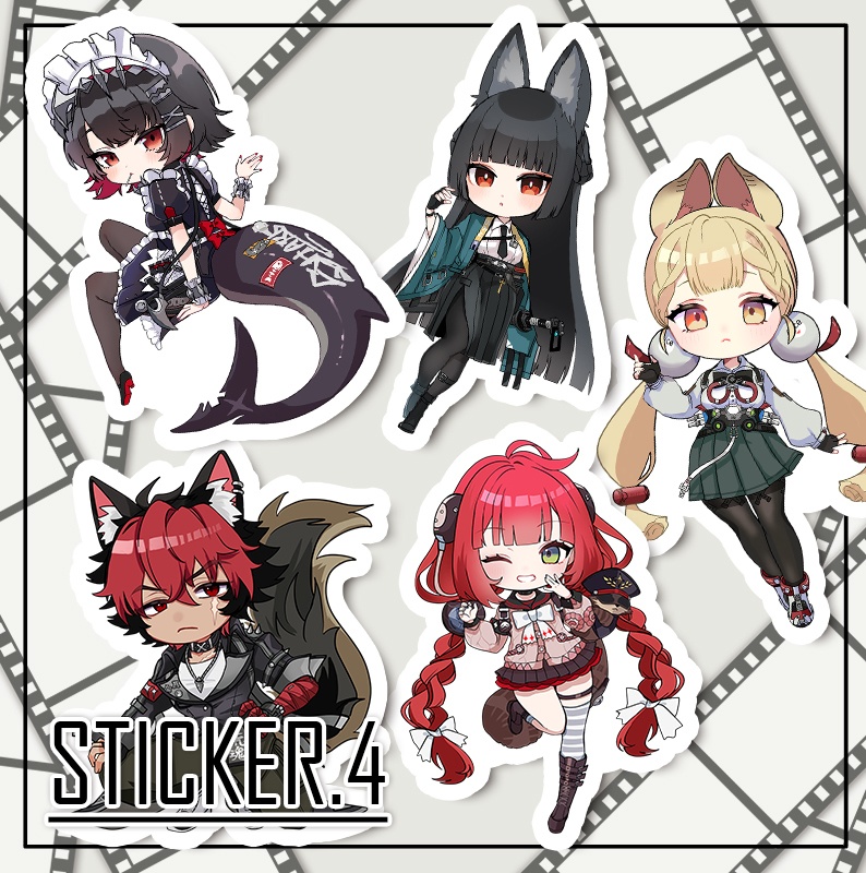 非公式・ゼンレスゾーンゼロステッカー4