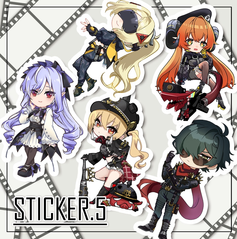 非公式・ゼンレスゾーンゼロステッカー5