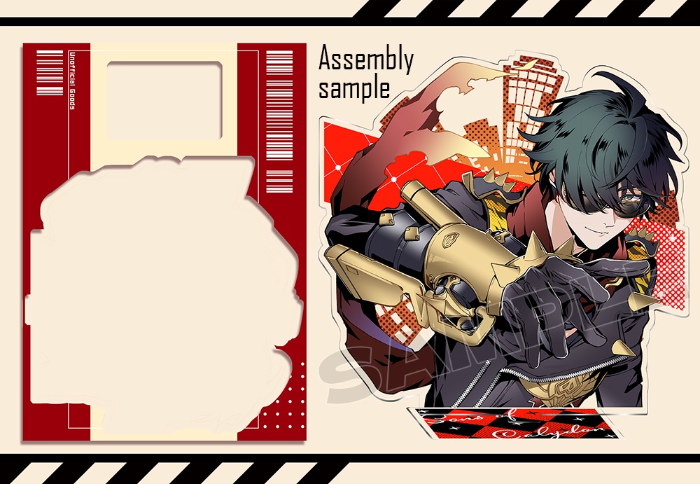 【予約】非公式・ゼンレスゾーンゼロ・フレーム付アクリルスタンド(ライト)