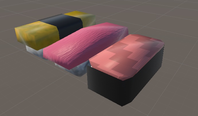 【無料】『ニゴロ=スシ』3Dモデル素材