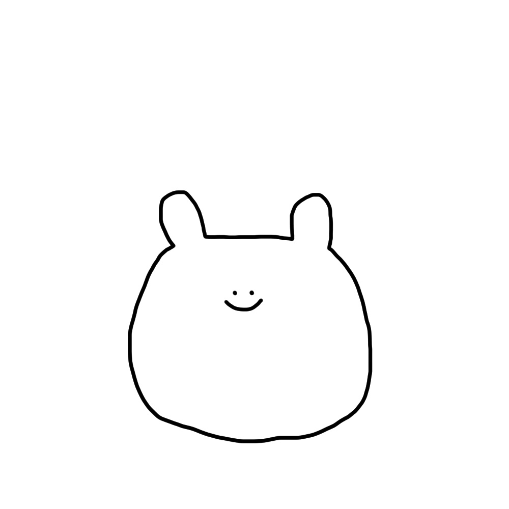 何も言わないくま（iphone用壁紙)