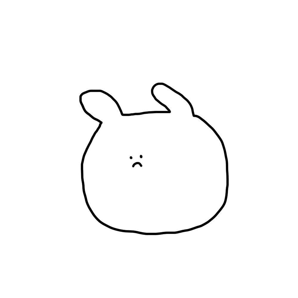 何も言わないくま（iphone用壁紙)/む