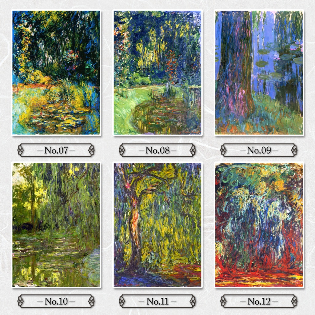 【全50種類】クロード・モネ『自然/風景画.2』複製画《額入り》