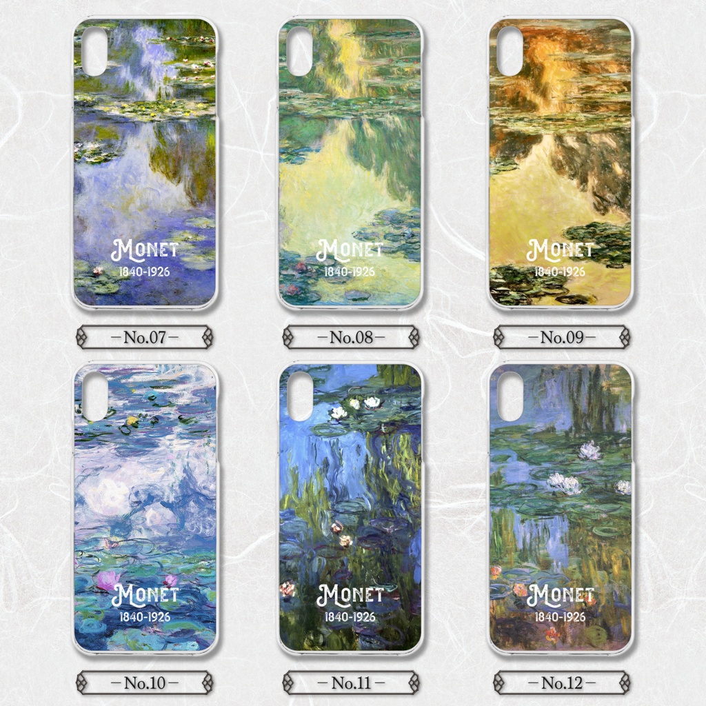 【全24種類】クロード・モネ『睡蓮』スマホケース《iPhone/Android》