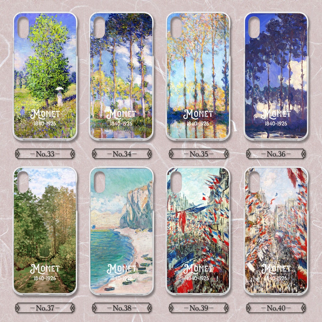 【全40種類】クロード・モネ|スマホケース|01《iPhone/Android》