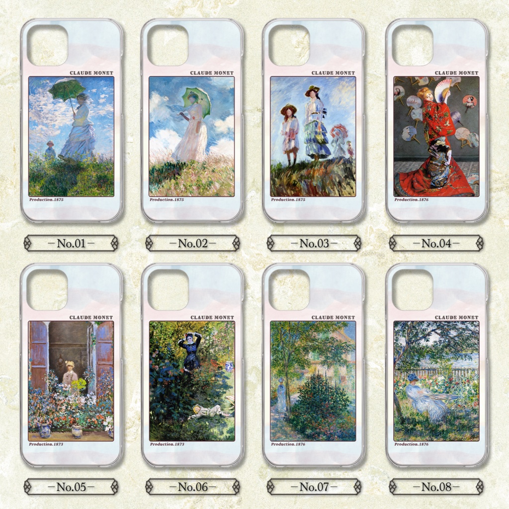【全40種類】クロード・モネ|スマホケース|02《iPhone/Android》