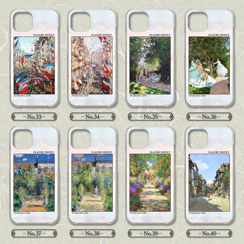 【全40種類】クロード・モネ|スマホケース|02《iPhone/Android》