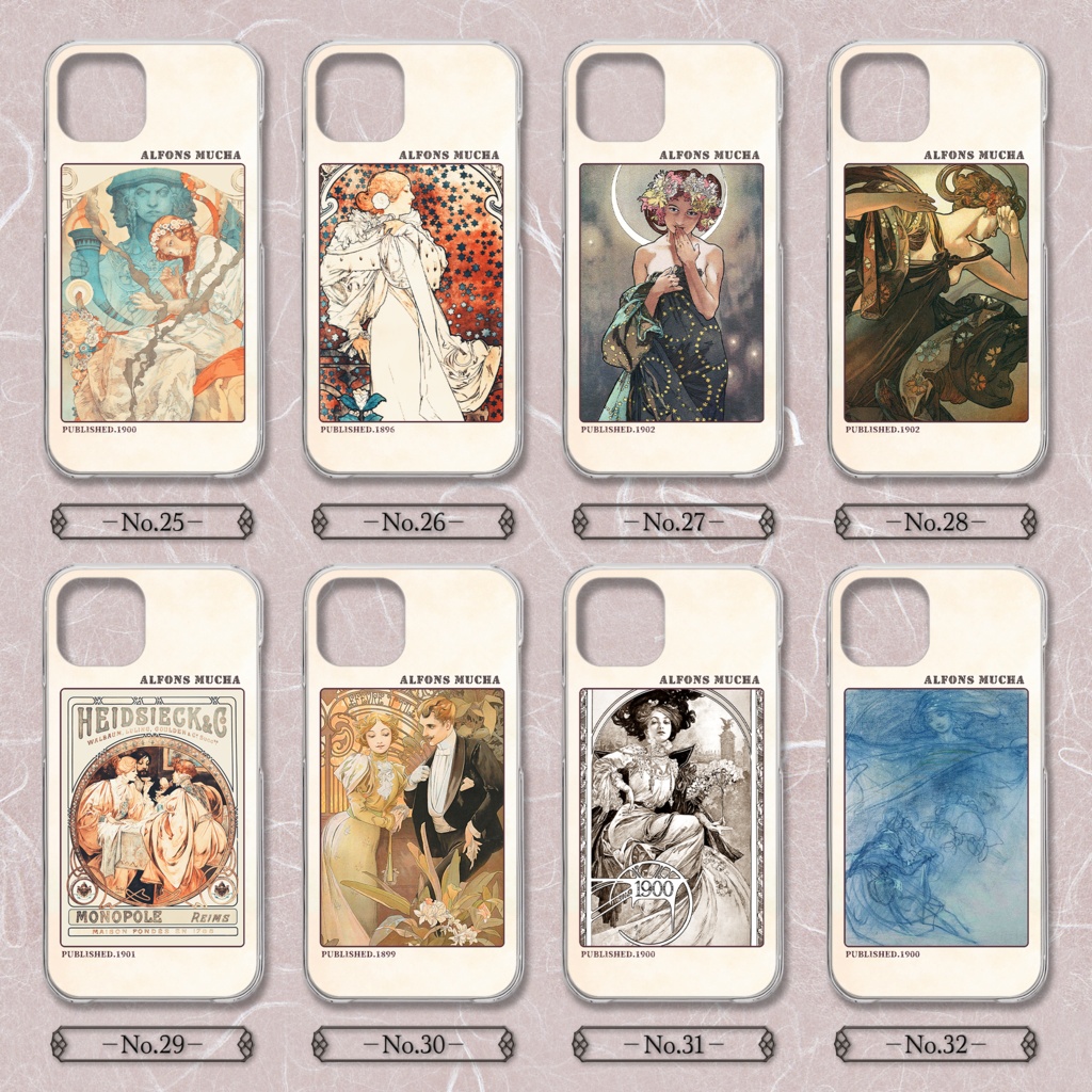 【全32種類】ミュシャ|スマホケース《iPhone/Android》〜最新機種対応〜