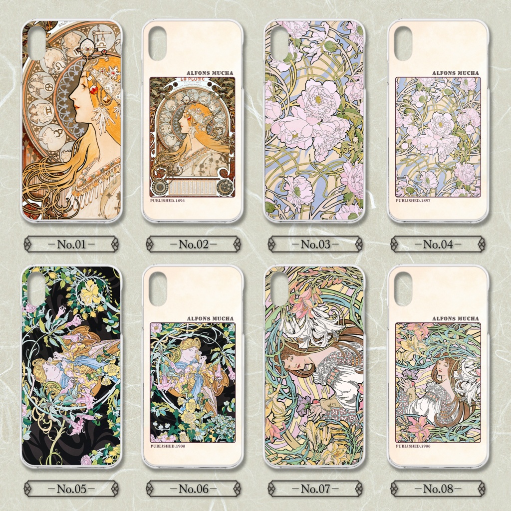 【全32種類】ミュシャ|スマホケース《iPhone/Android》〜最新機種対応〜