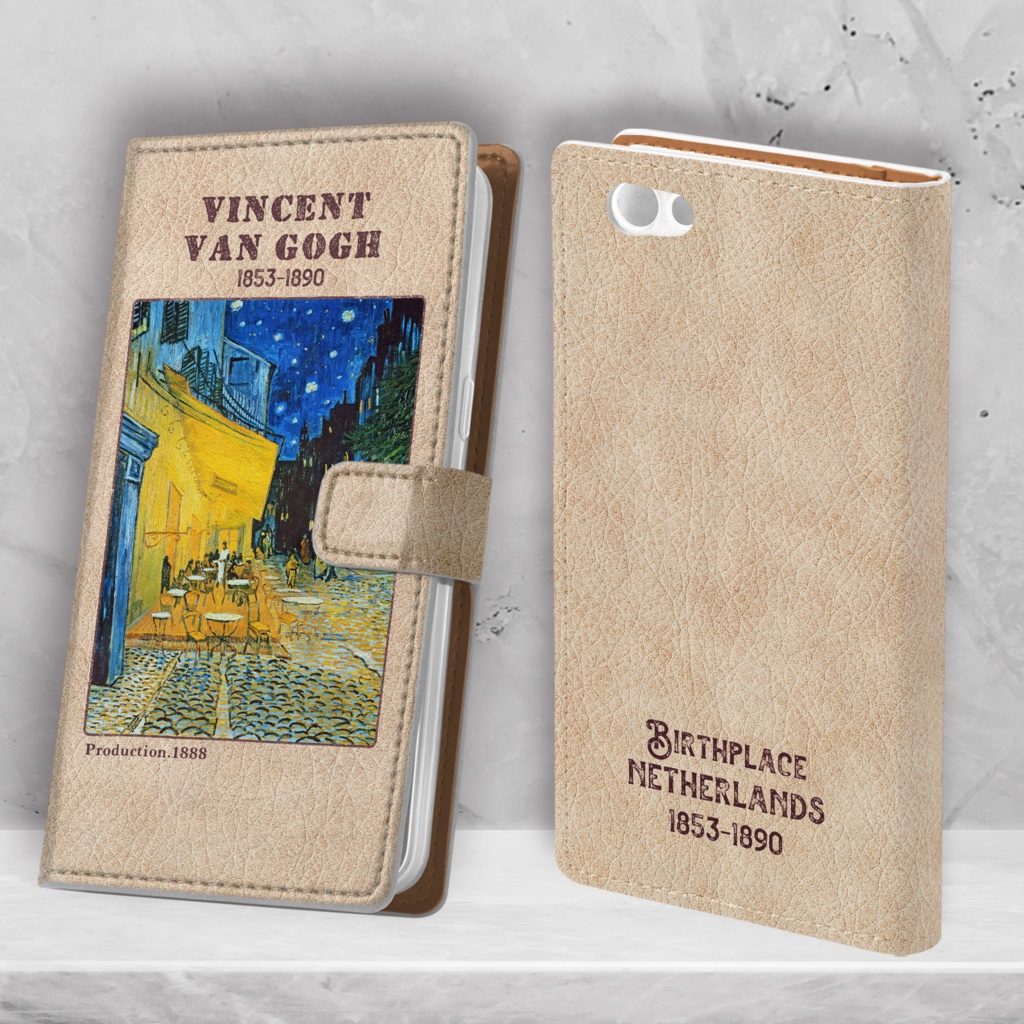 【全30種類】ゴッホ|手帳型iPhoneケース