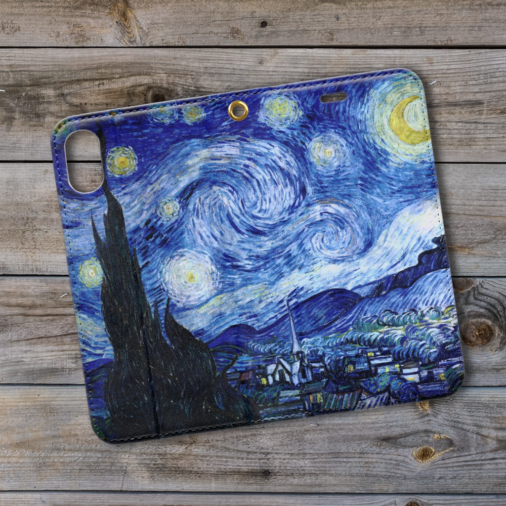 【全30種類】ゴッホ|手帳型iPhoneケース