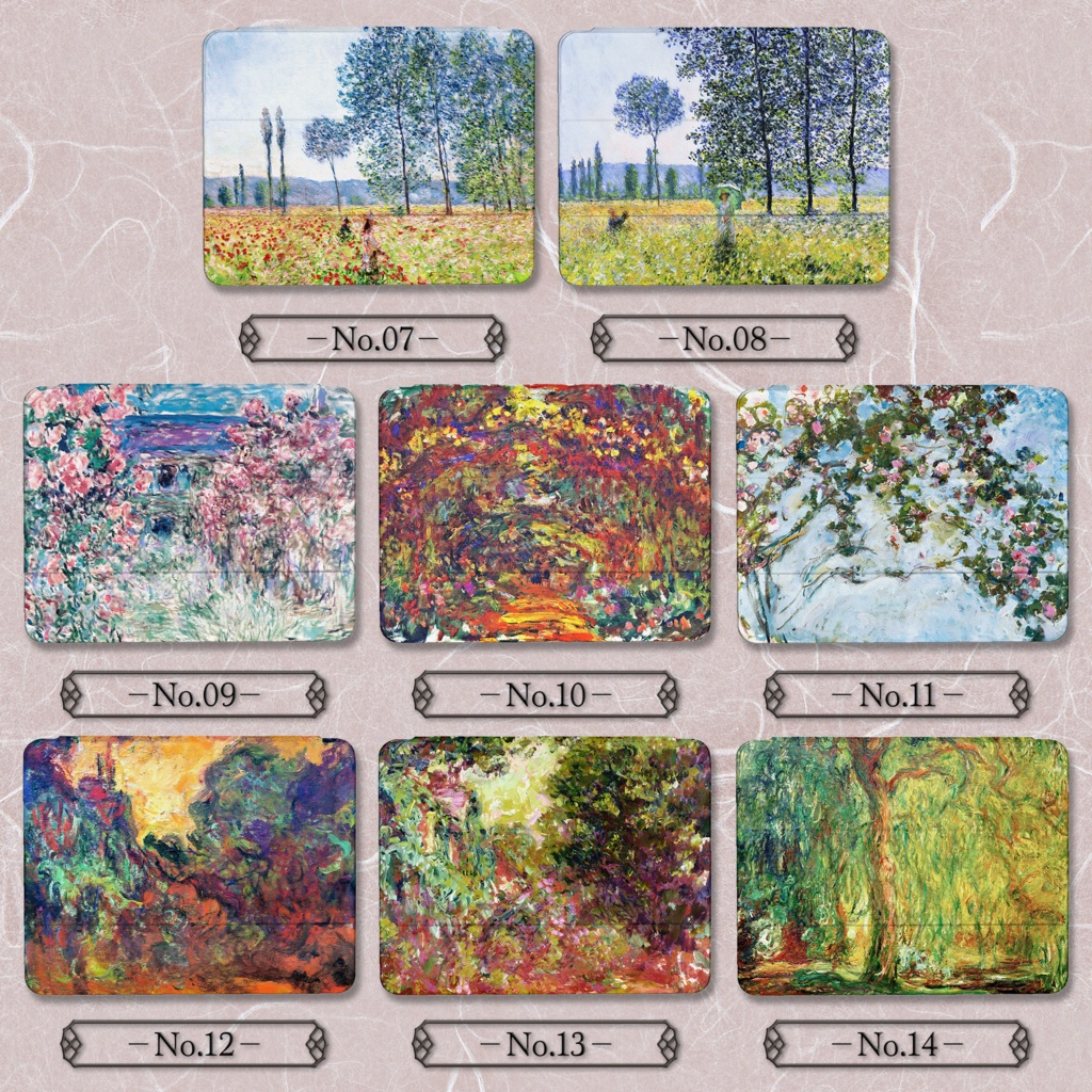 【全35種類】クロード・モネ|iPadケース|01