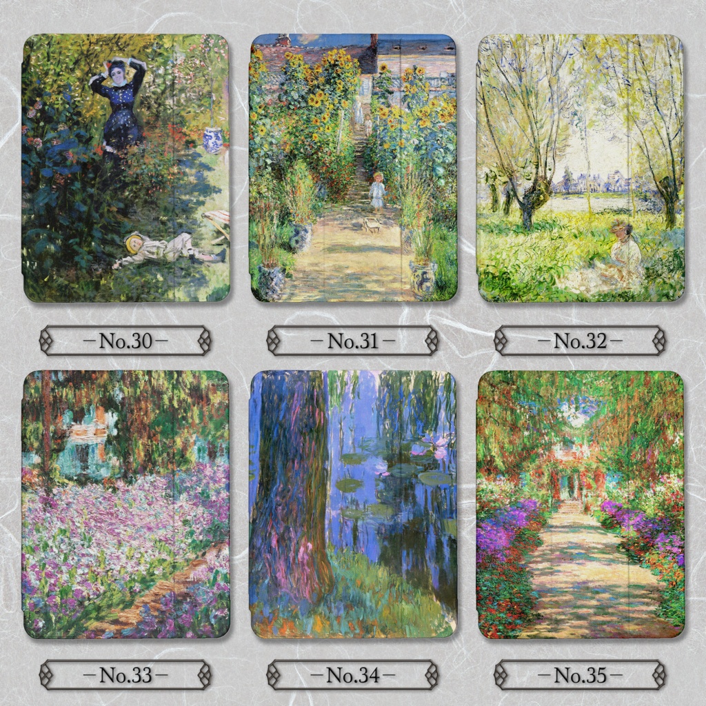 【全35種類】クロード・モネ|iPadケース|01