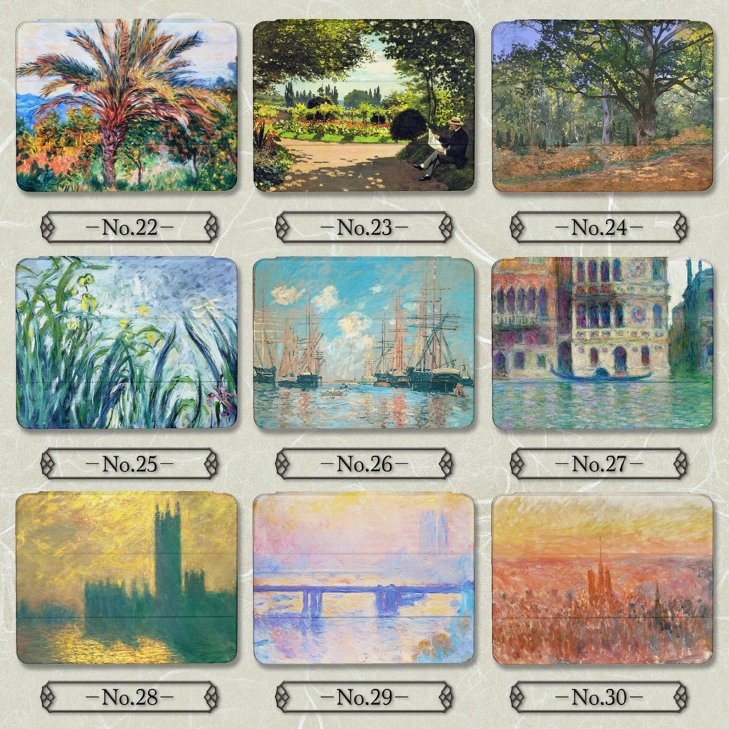 【全30種類】クロード・モネ|iPadケース|02