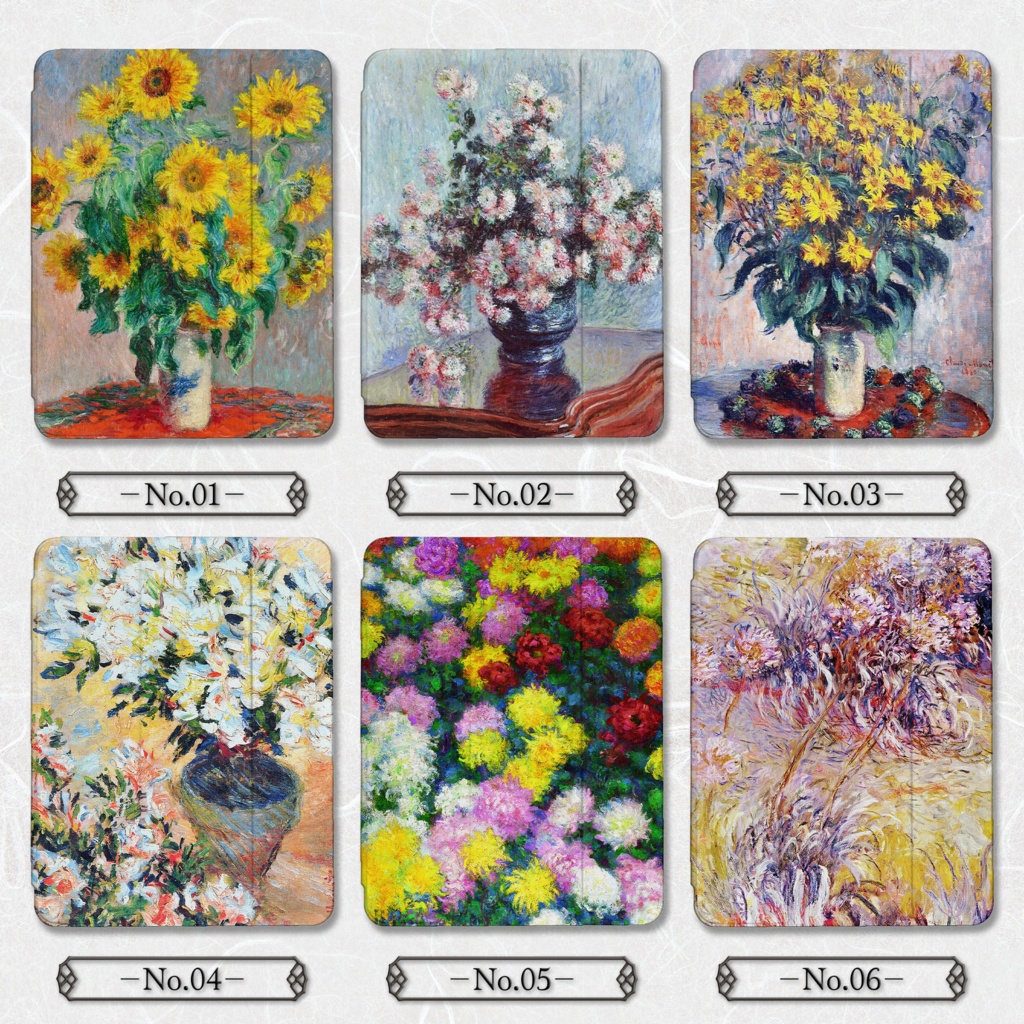 【全30種類】クロード・モネ|iPadケース|02