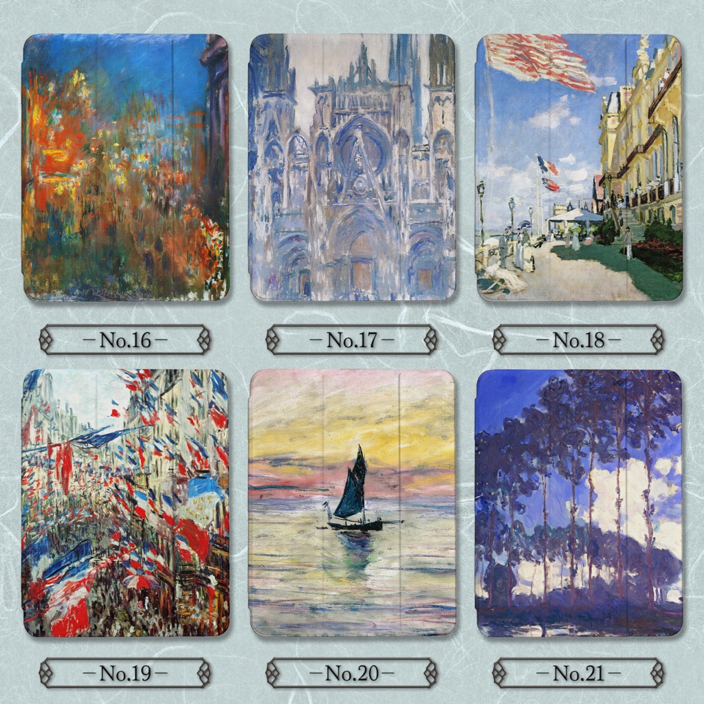 【全30種類】クロード・モネ|iPadケース|02