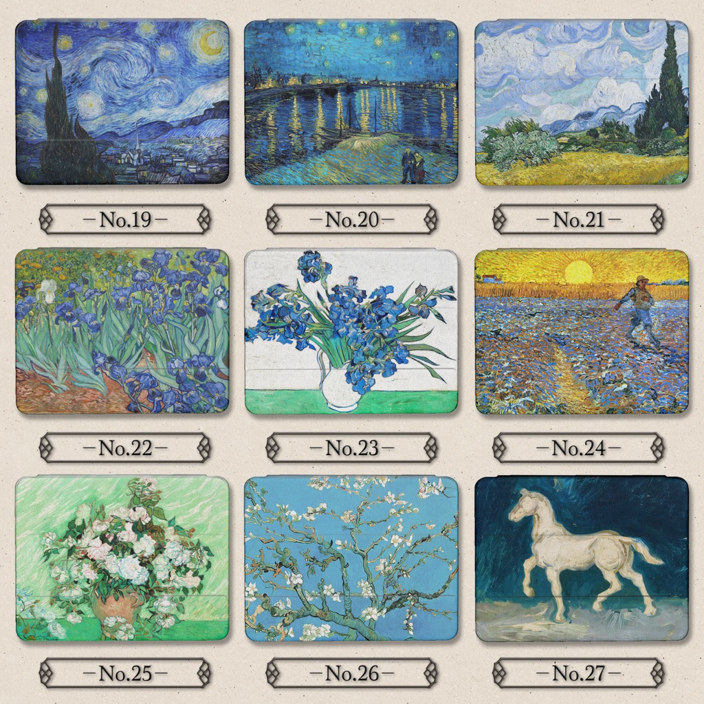 【全27種類】ゴッホ|iPadケース