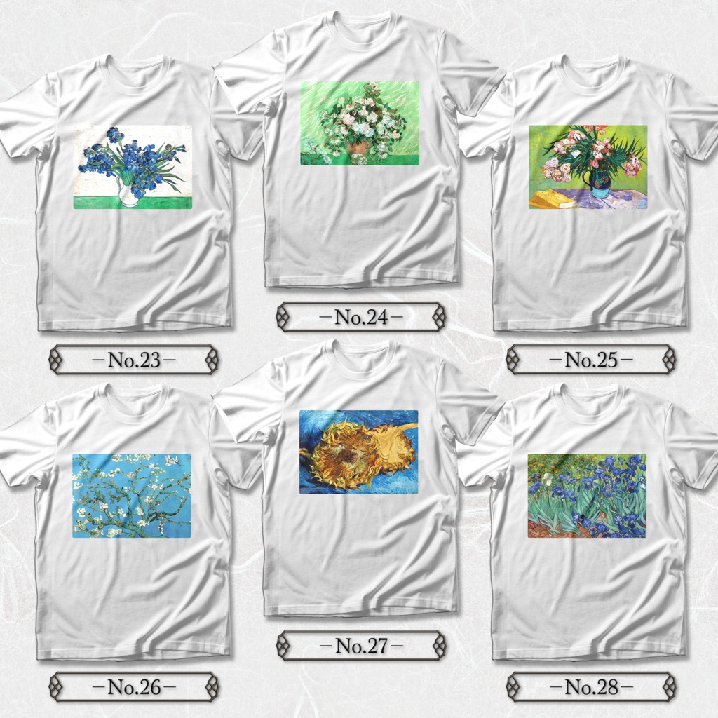 【全28種類】ゴッホ|Tシャツ 《レディース/メンズ》